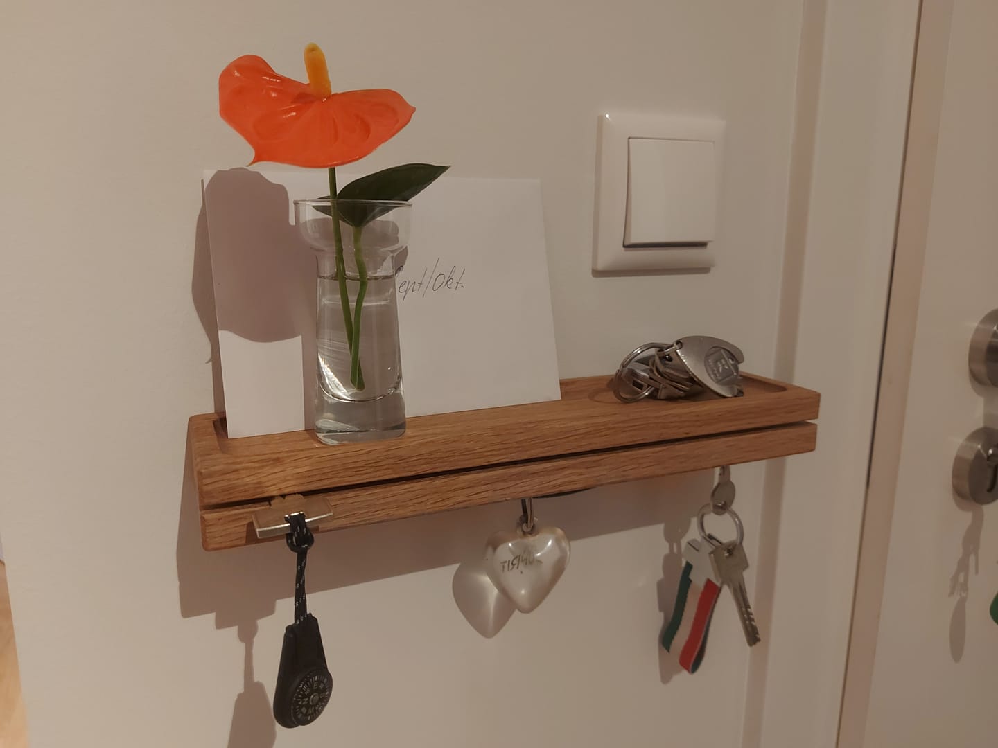Customer photo review of Schlüsselbrett TALEA aus Holz