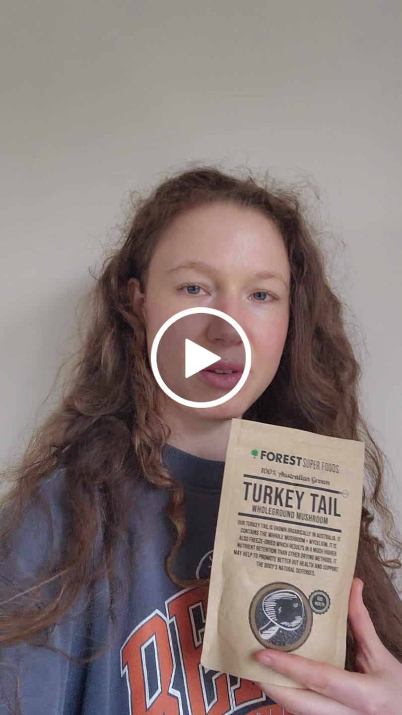 Customer video review of Australian Grown Turkey Tail Powder