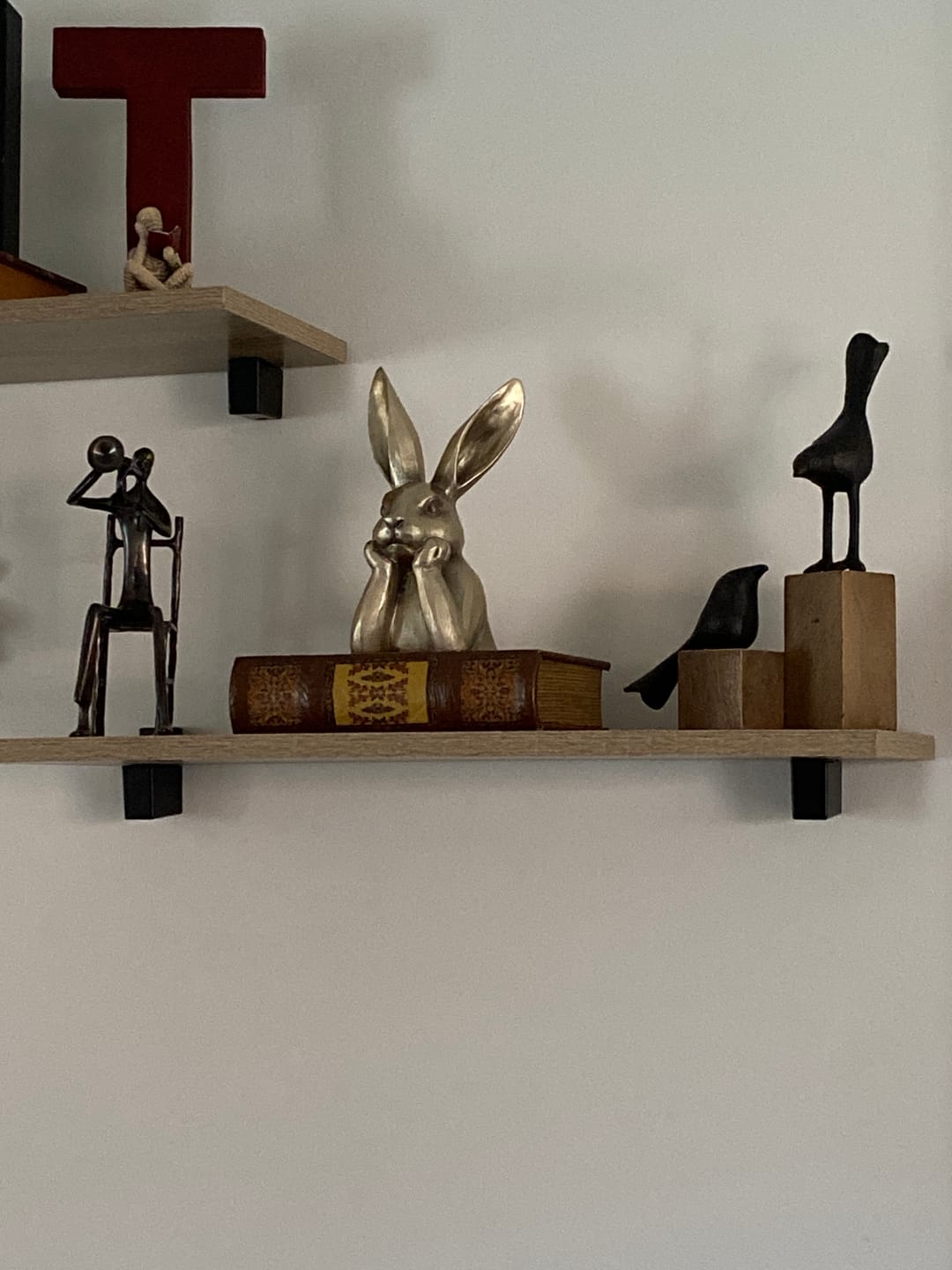 Customer photo review of Hare Contemplating Small