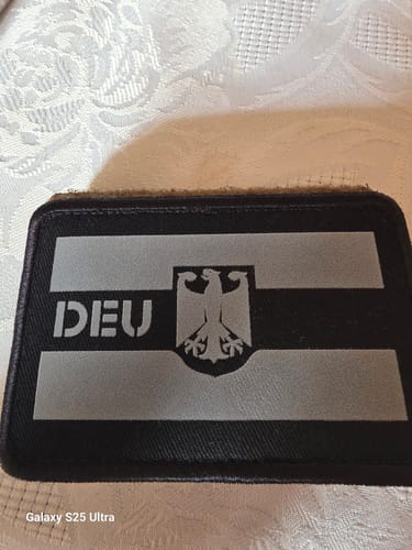 Customer photo review of Klettpatch 10 x 6.5cm - DEU mit Adler