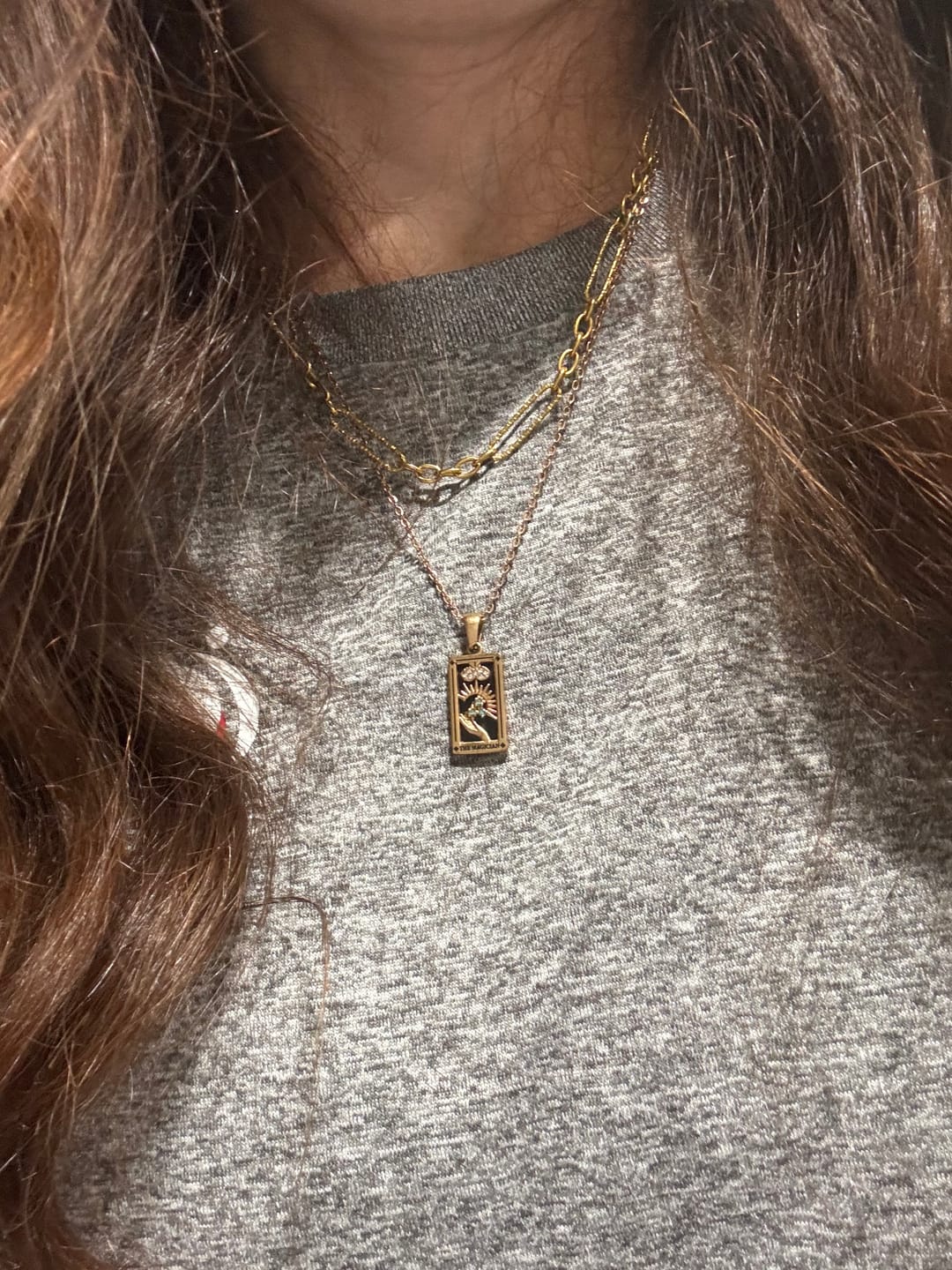 Customer photo review of Golden Fortune Necklace (Bundle)