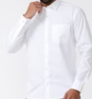 Customer photo review of Minister - 100% Cotton Formal White Shirt For Men | Uathayam