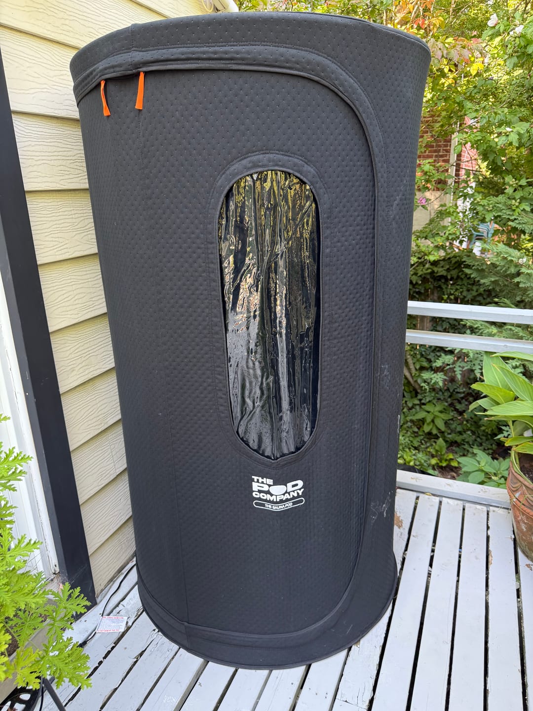 Customer photo review of The Sauna Pod