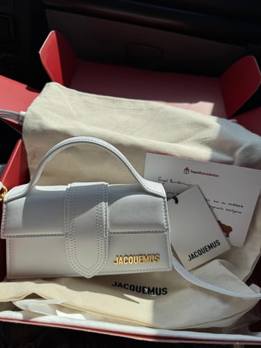 Customer photo review of Jacquemus Women's Les Classiques The Bambino White
