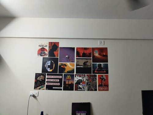 Customer photo review of CUSTOM WALL COLLAGE POSTERS