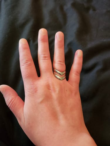 Customer photo review of Hunt Ring in Mirror Steel
