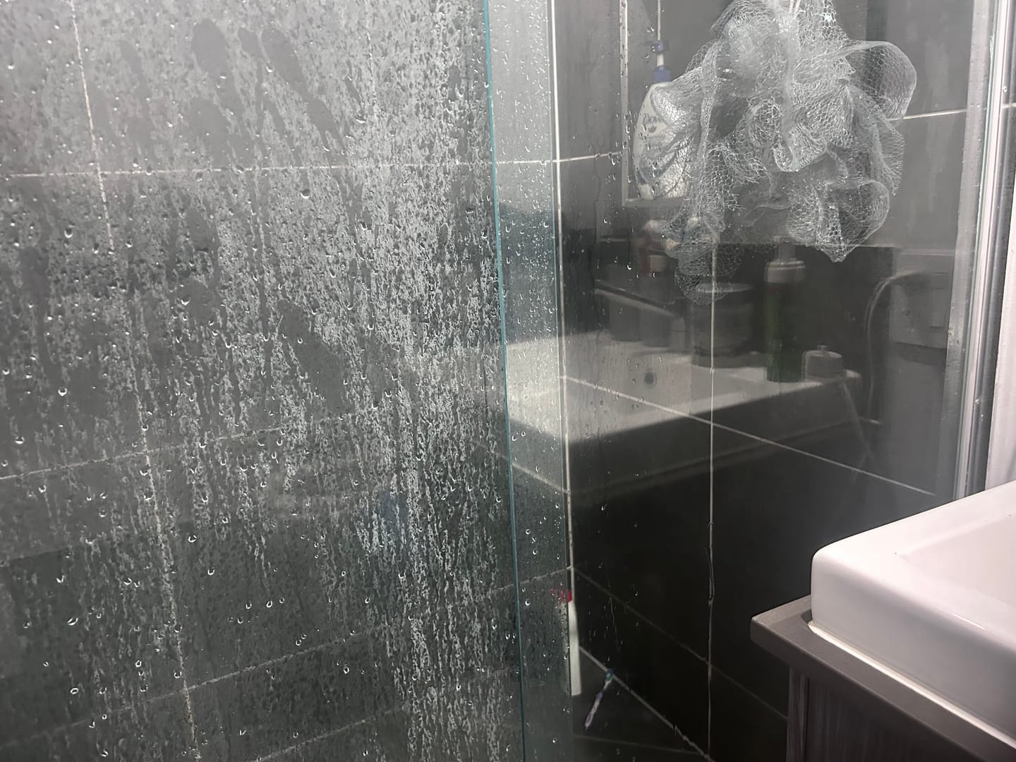 Customer photo review of GLASSGUARD® Glass Restoration Stain Remover Diamond Edition