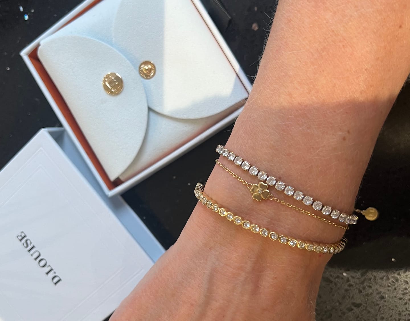 Customer photo review of Bezel Bangle