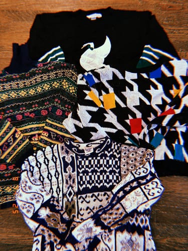 Customer photo review of Wholesale Cosby Sweaters