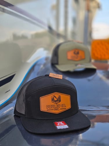 Customer photo review of Custom Leather Patch Hats Richardson 168 Laser Engraved