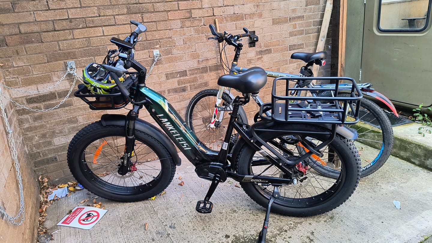 Customer photo review of Lankeleisi MG600 Plus 1000W 26" Fat Bike 960Wh All Terrain SUV E-Bike with Torque Sensor 48V 20Ah Battery
