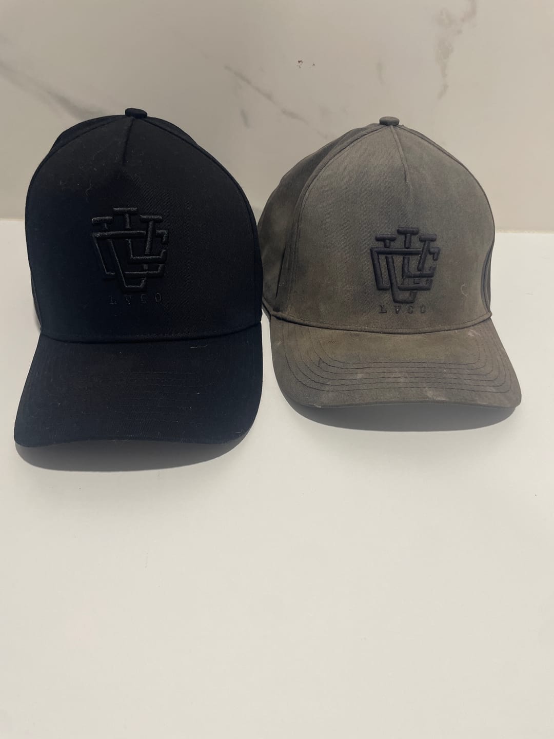 Customer photo review of LVCO "Blk on Blk" A-Frame Snapback