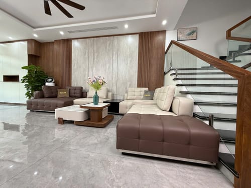 Customer photo review of Mẫu sofa chữ L da phong cách Ý HEAVEN