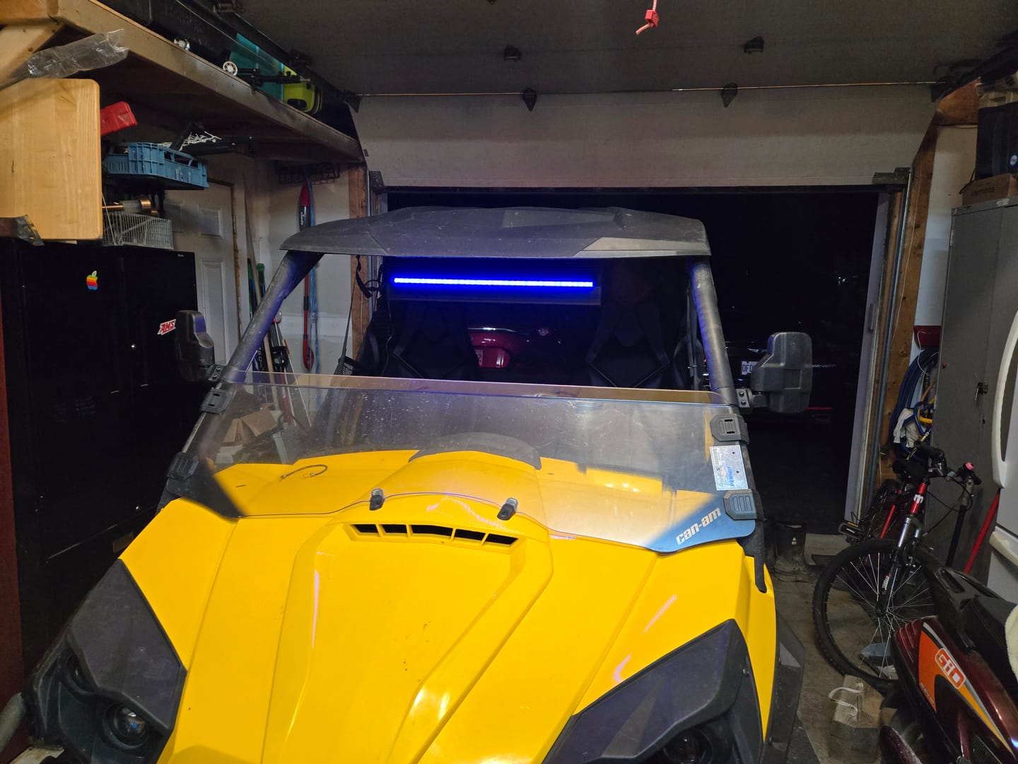 Customer photo review of UTV Sound Bar RGB 25'' Bluetooth Multicolor Lights 500W Amplifier 1.25''-2'' Roll Bar