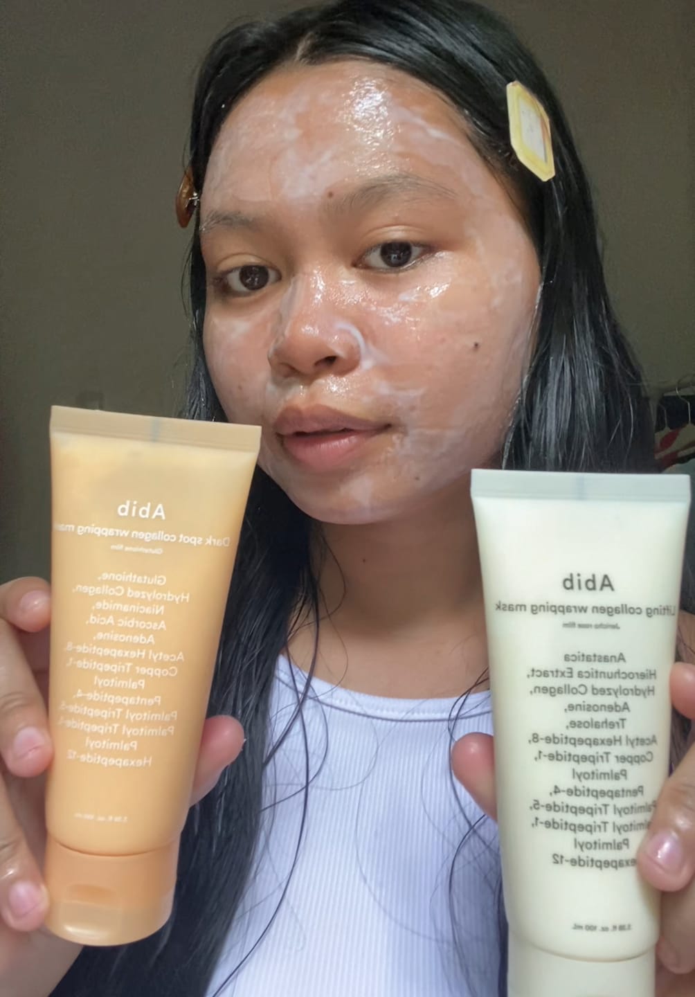 Customer photo review of Lifting collagen wrapping mask Jericho rose film