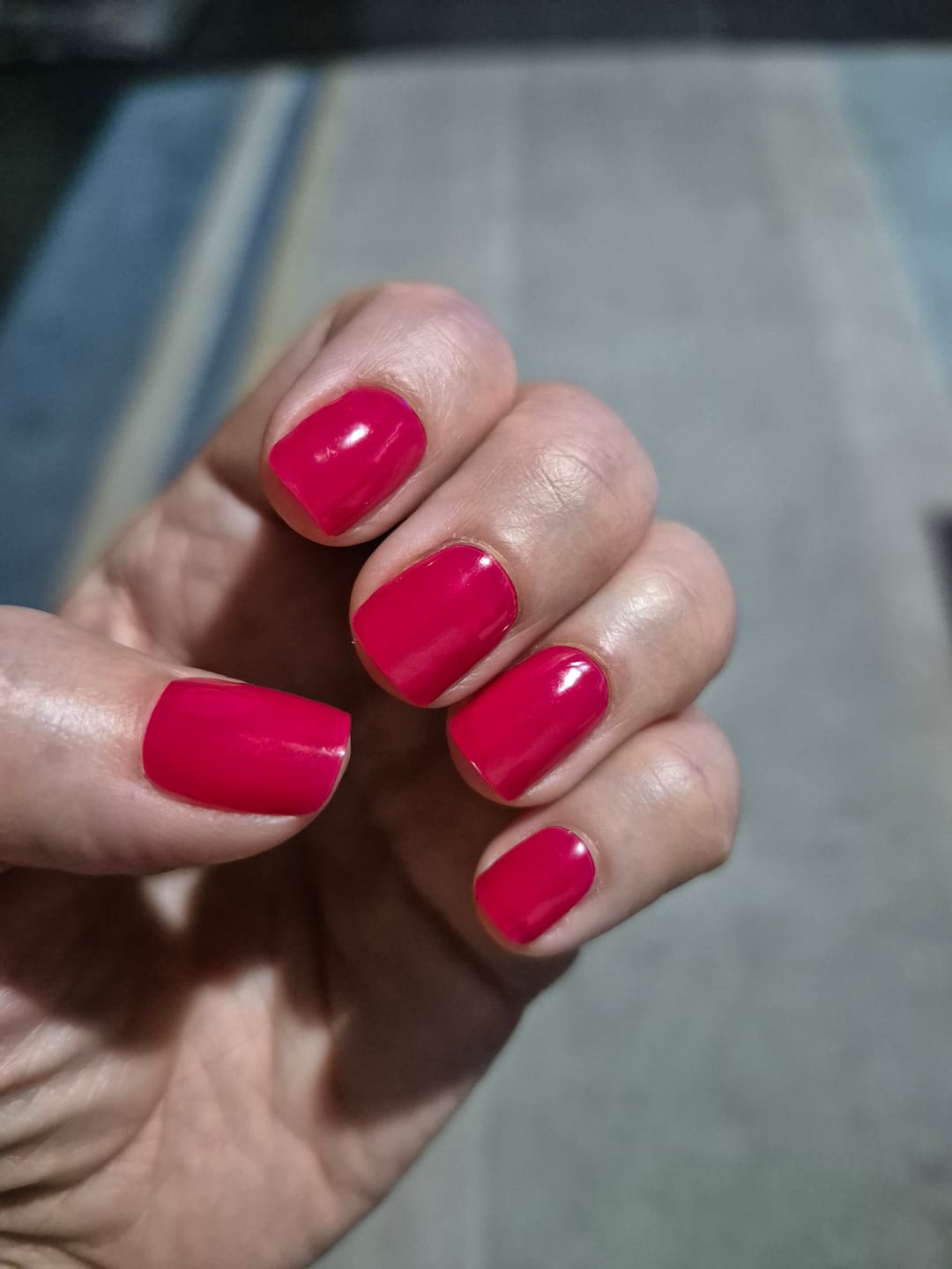 Customer photo review of Rojo Frambuesa | Stickers de Gel