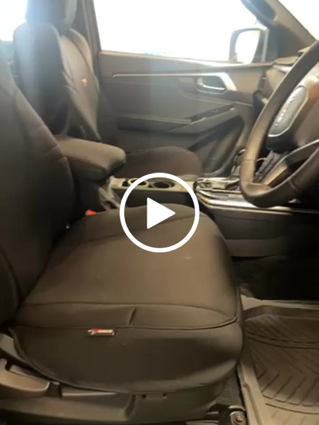 Customer video review of Sharkskin PLUS Seat Covers for Isuzu D-Max Crew/Dual Cab (July/2020-On)