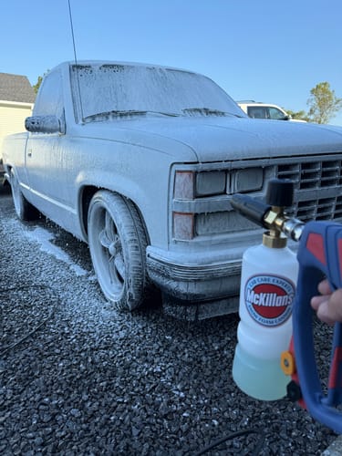 Customer photo review of Snow Foam Cannon