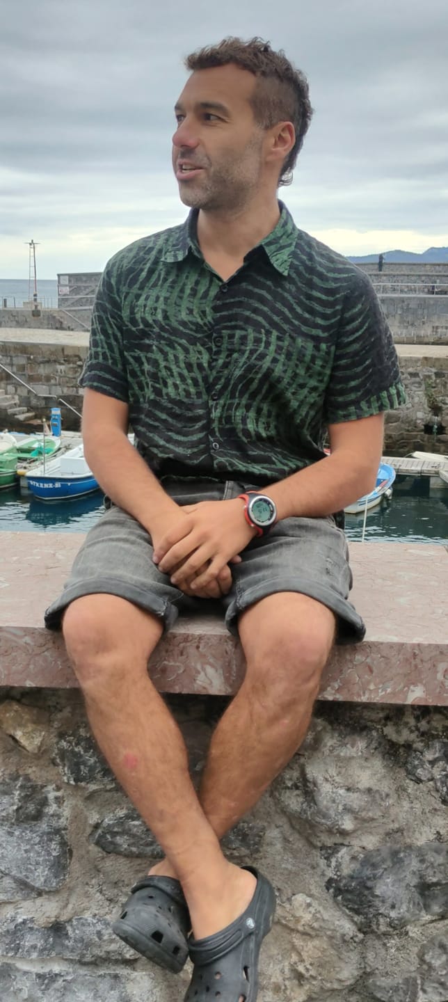 Customer photo review of Chemise imprimée rayée à manches courtes pour hommes