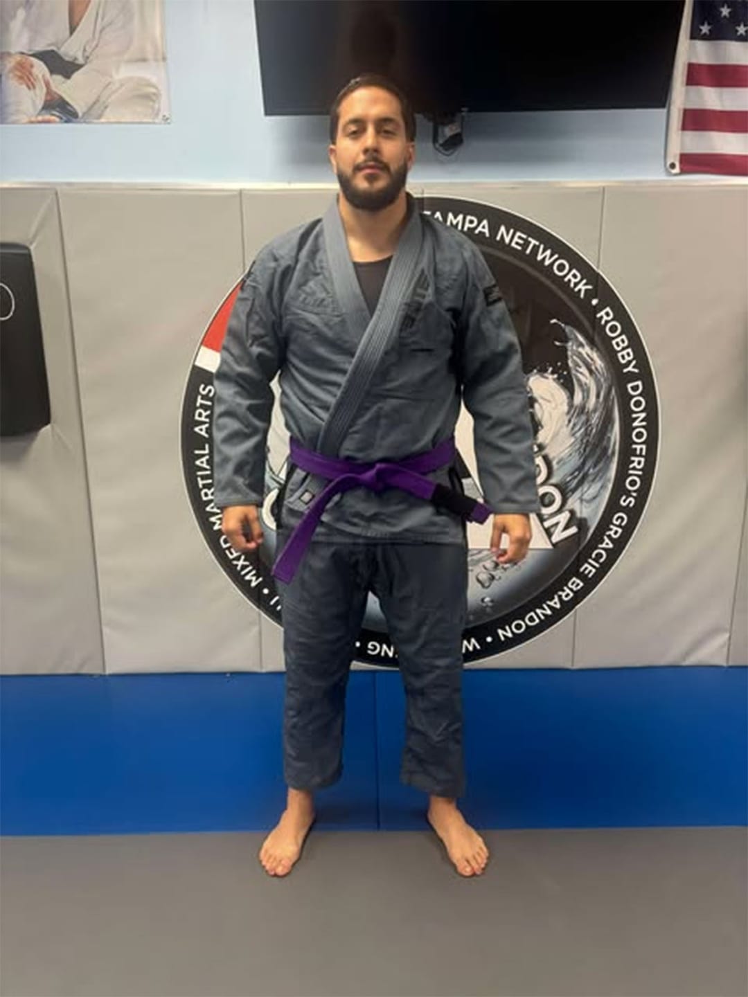 Customer photo review of Core Gray Brazilian Jiu Jitsu Mens BJJ Gi