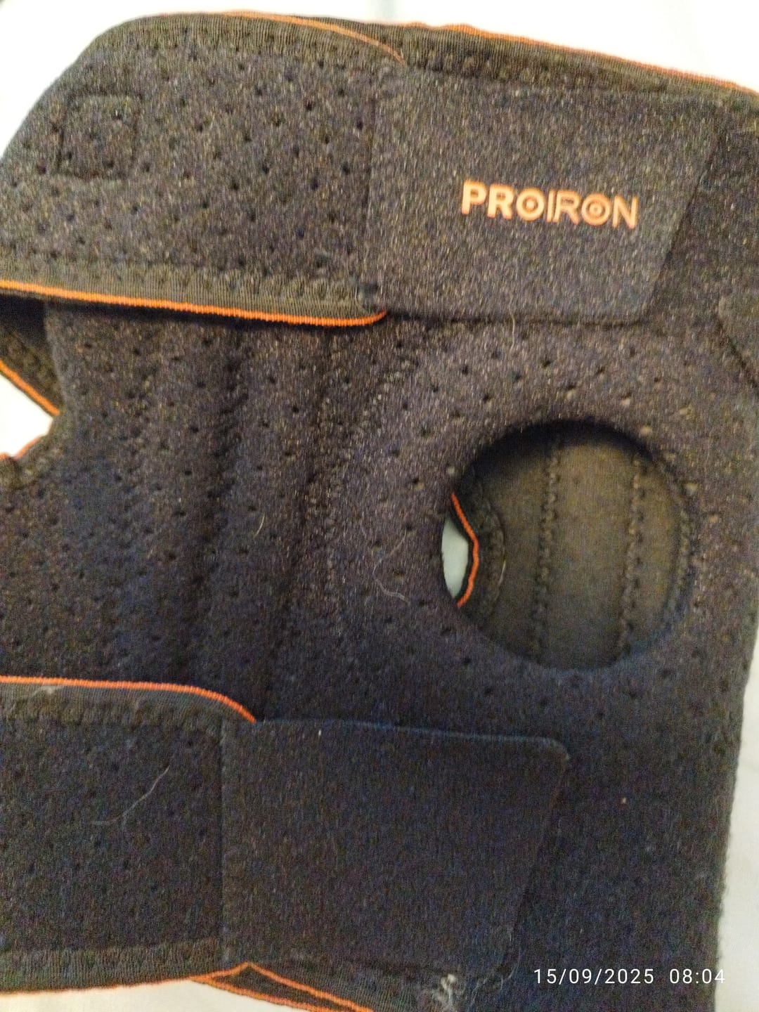 Customer photo review of Rodillera de Compresión Abierta