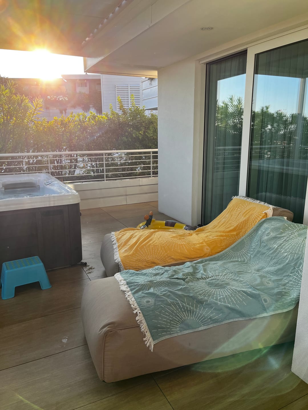Customer photo review of Leichtes Strandtuch aus Baumwolle | Sunshine