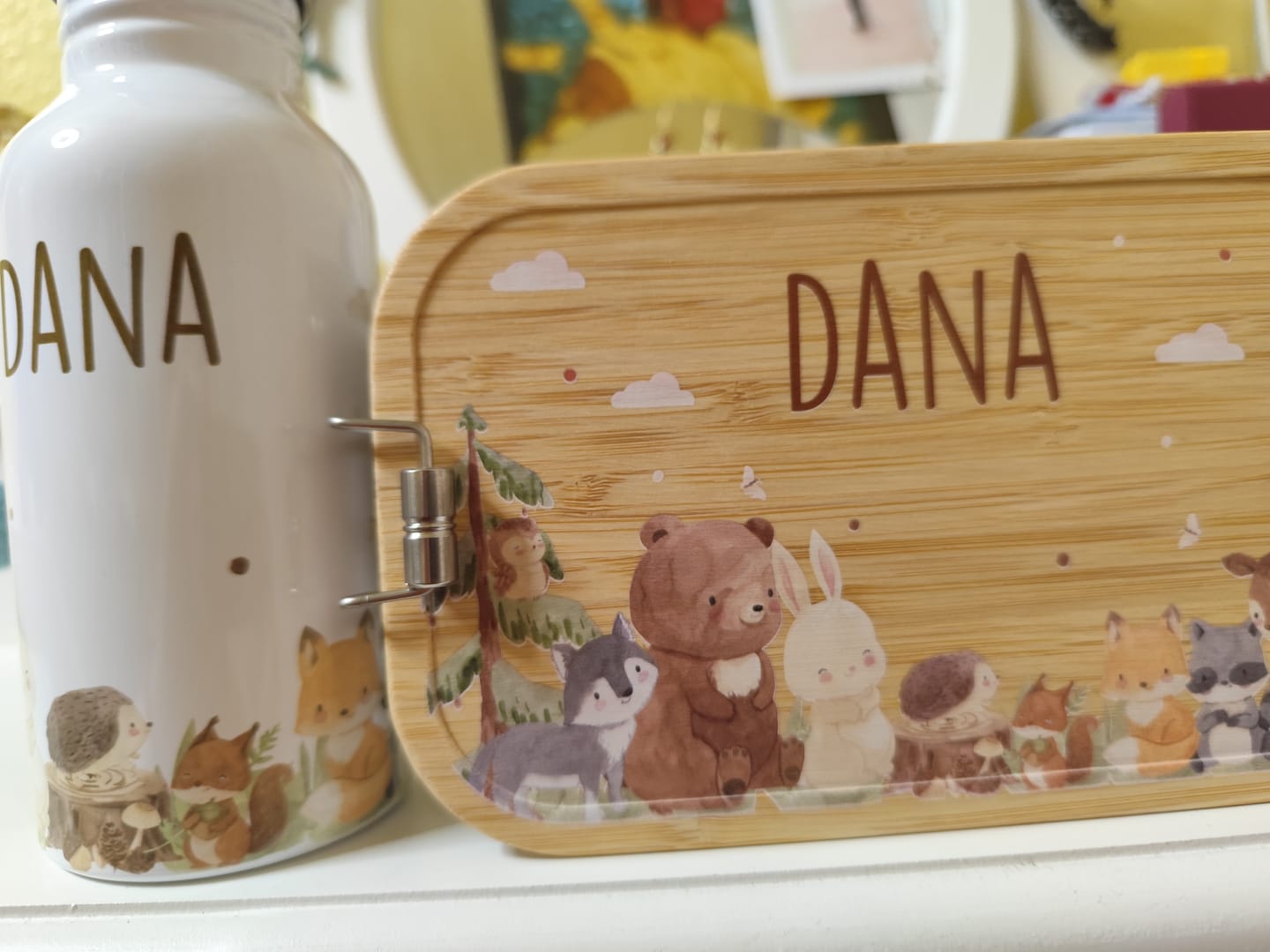 Customer photo review of Schulset & Kita Starterset: Brotdose mit Trinkflasche für Kinder