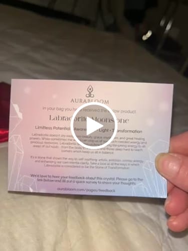 Customer video review of VIP Crystal Club ~ Monthly Crystal Tester