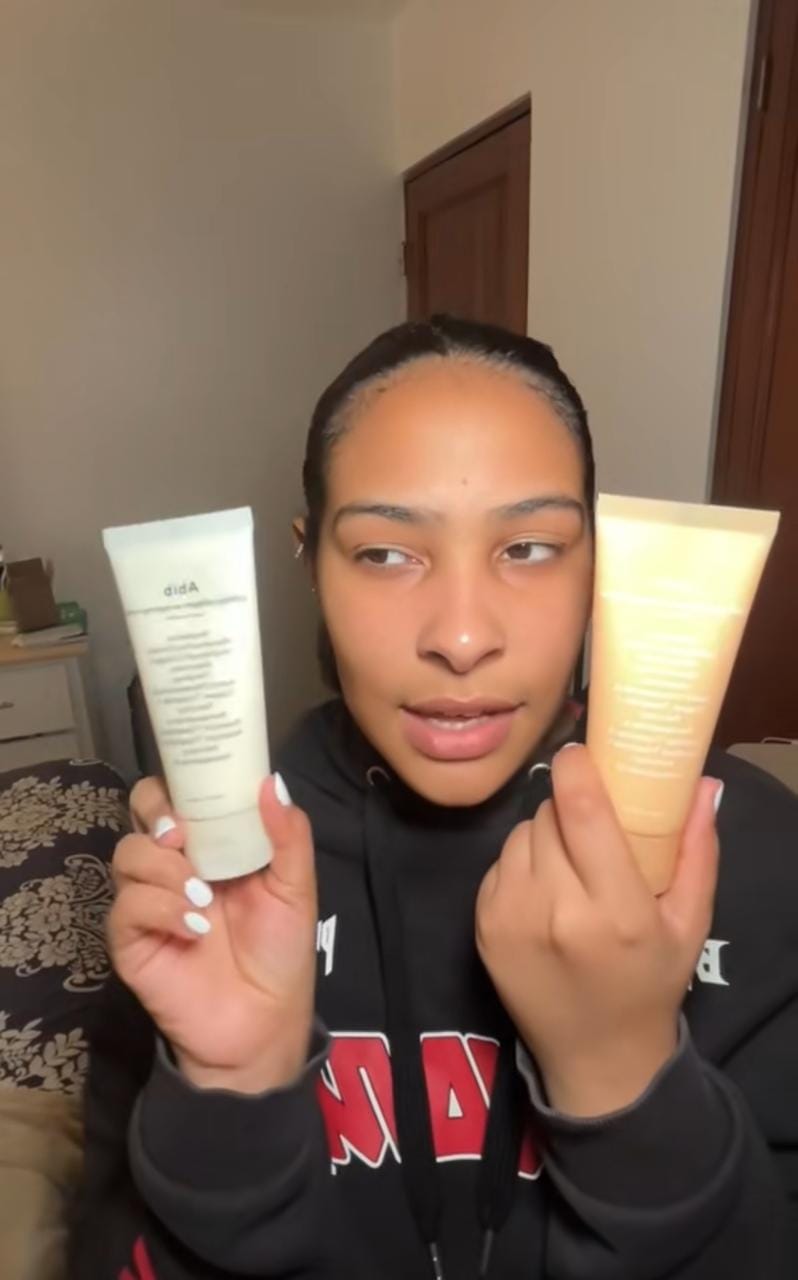 Customer photo review of Dark spot collagen wrapping mask Glutathione film