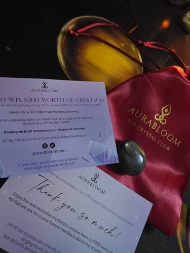 Customer photo review of VIP Crystal Club ~ Monthly Crystal Tester