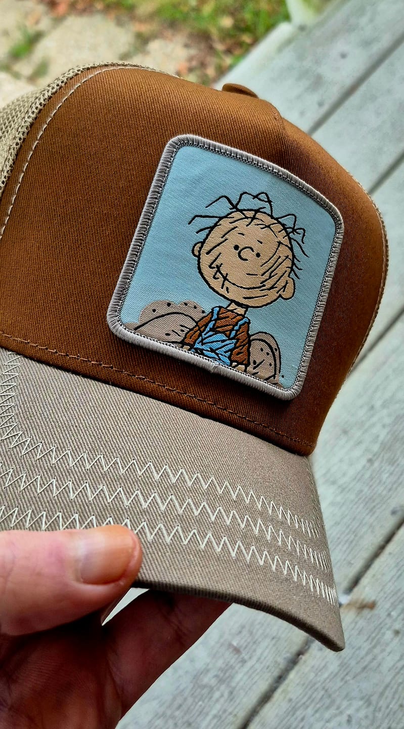 Customer photo review of OVERLORD X Peanuts: Pigpen Trucker Cap