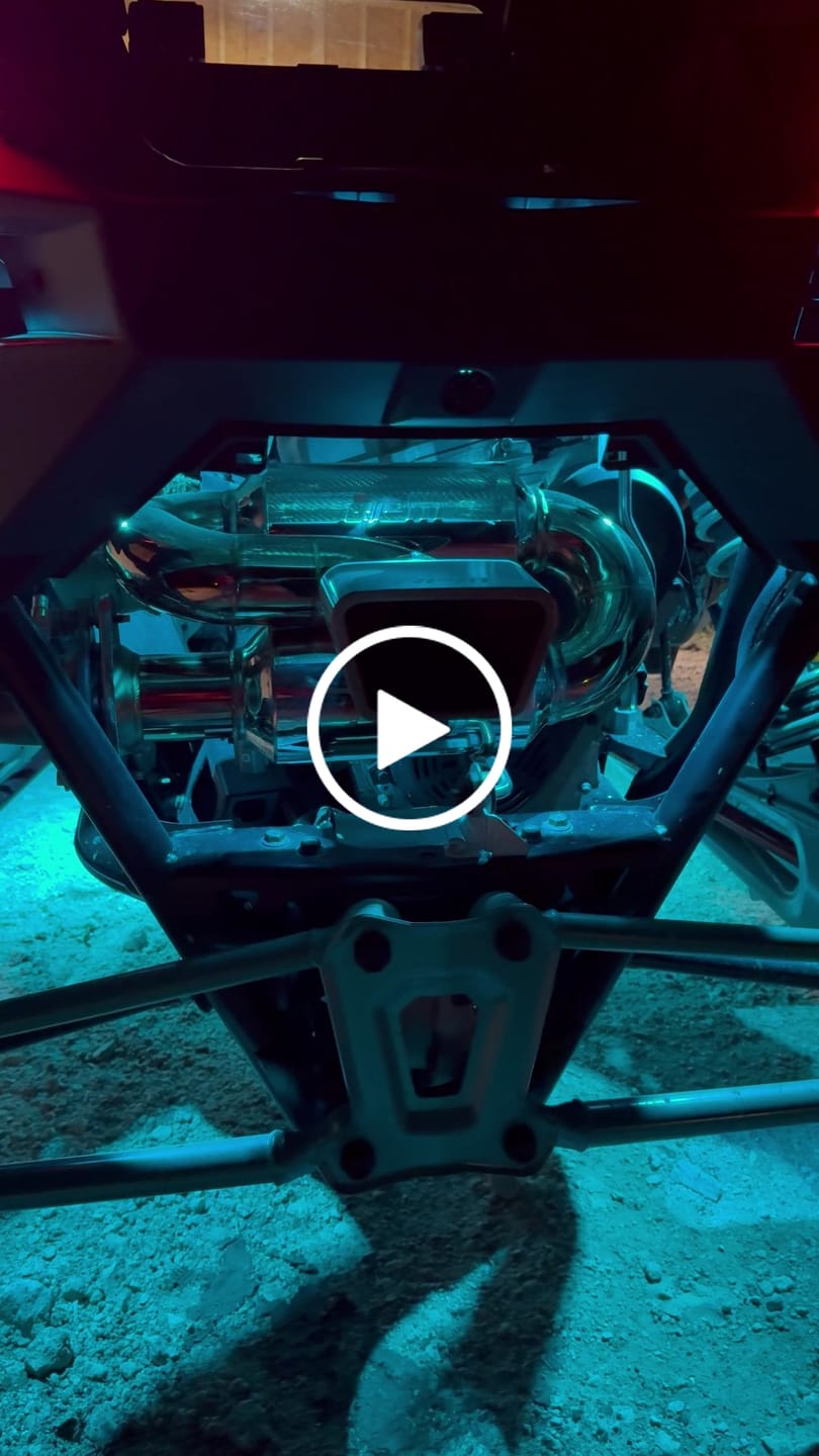 Customer video review of RPM Polaris RZR Pro R 3" DUAL Sport Muffler W/ 3" Tip