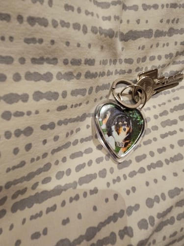 Customer photo review of Doppelfoto - Individueller Schlüsselanhänger