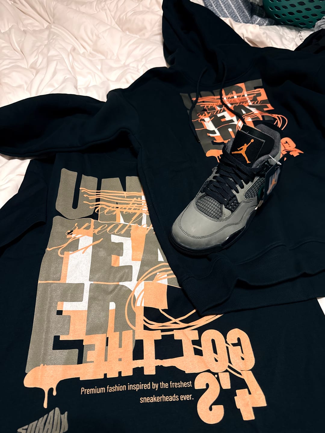 Customer photo review of Undefeated Got The 4's Hoodie Matching Air Jordan 4 Undefeated