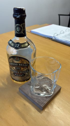 Customer photo review of Free Walnut Coaster