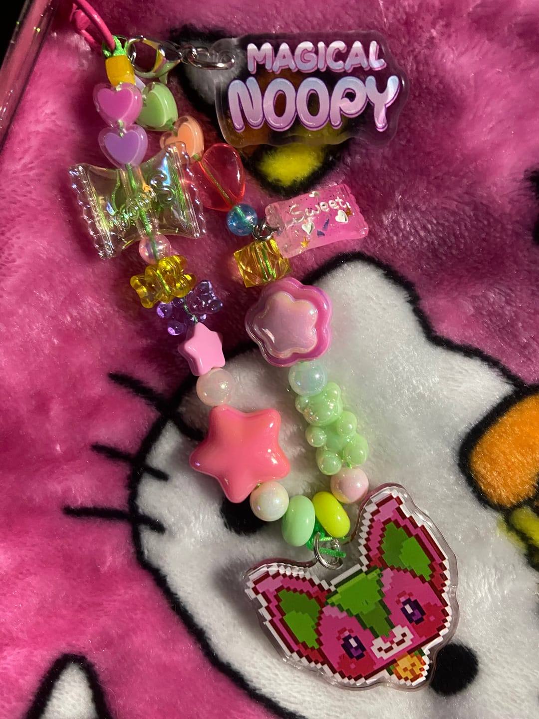 Customer photo review of [CUSTOM MADE] Magical Pixel Noopy Phone Charm