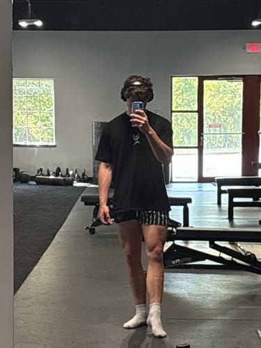 Customer photo review of SAINT MICHAEL 'THE BATTLE' TEE - BLACK