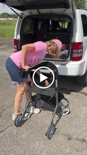 Customer video review of Pelegon Rollator Walker