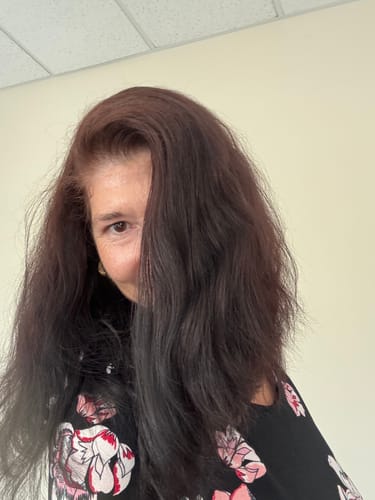 Customer photo review of Instant Dye Shampoo