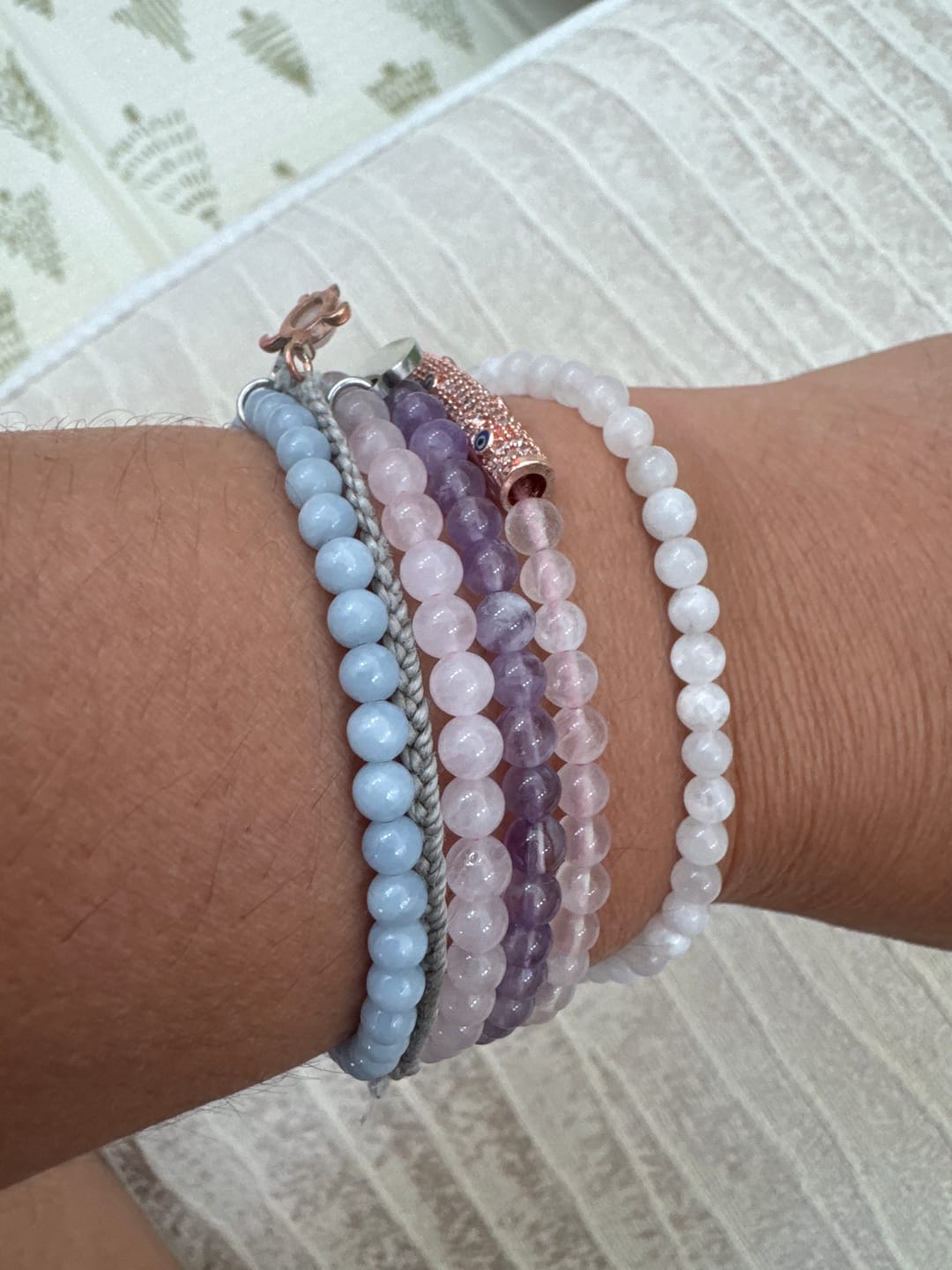 Customer photo review of Amethyst Bracelet Mini