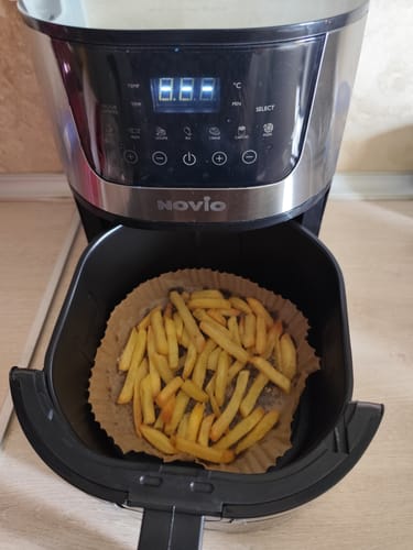 Customer photo review of Air Fryer Novio Grill & Fry
