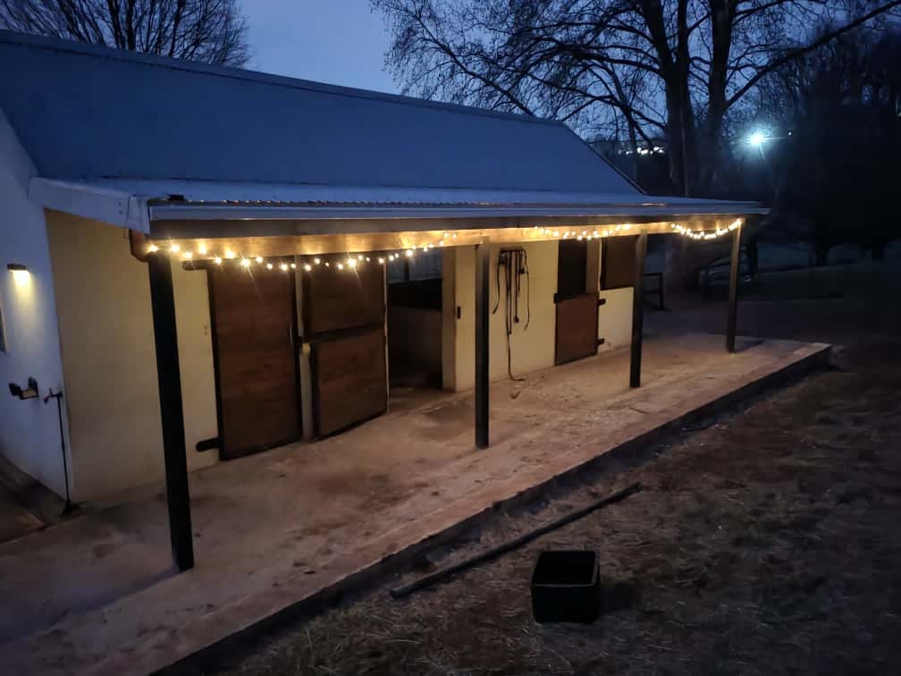 Customer photo review of Black String Solar Fairy Lights