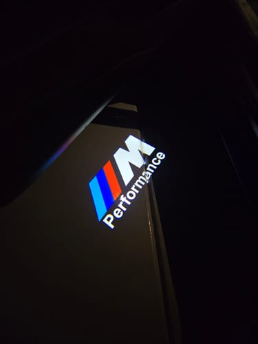 Customer photo review of BMW G SERIES DOOR LIGHTS