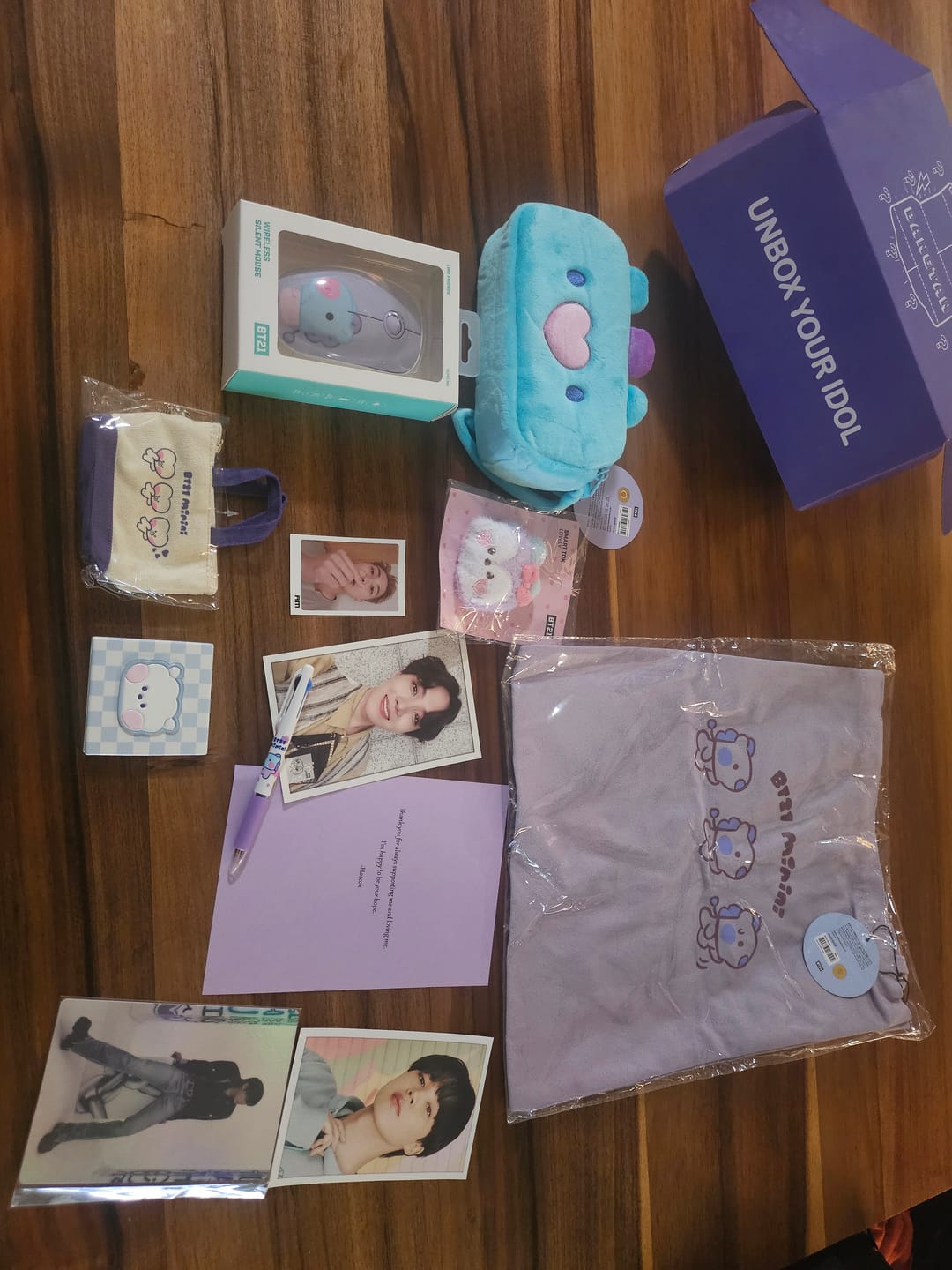Customer photo review of BTS MYSTERY RANDOM BOX [RENEWAL VERSION]