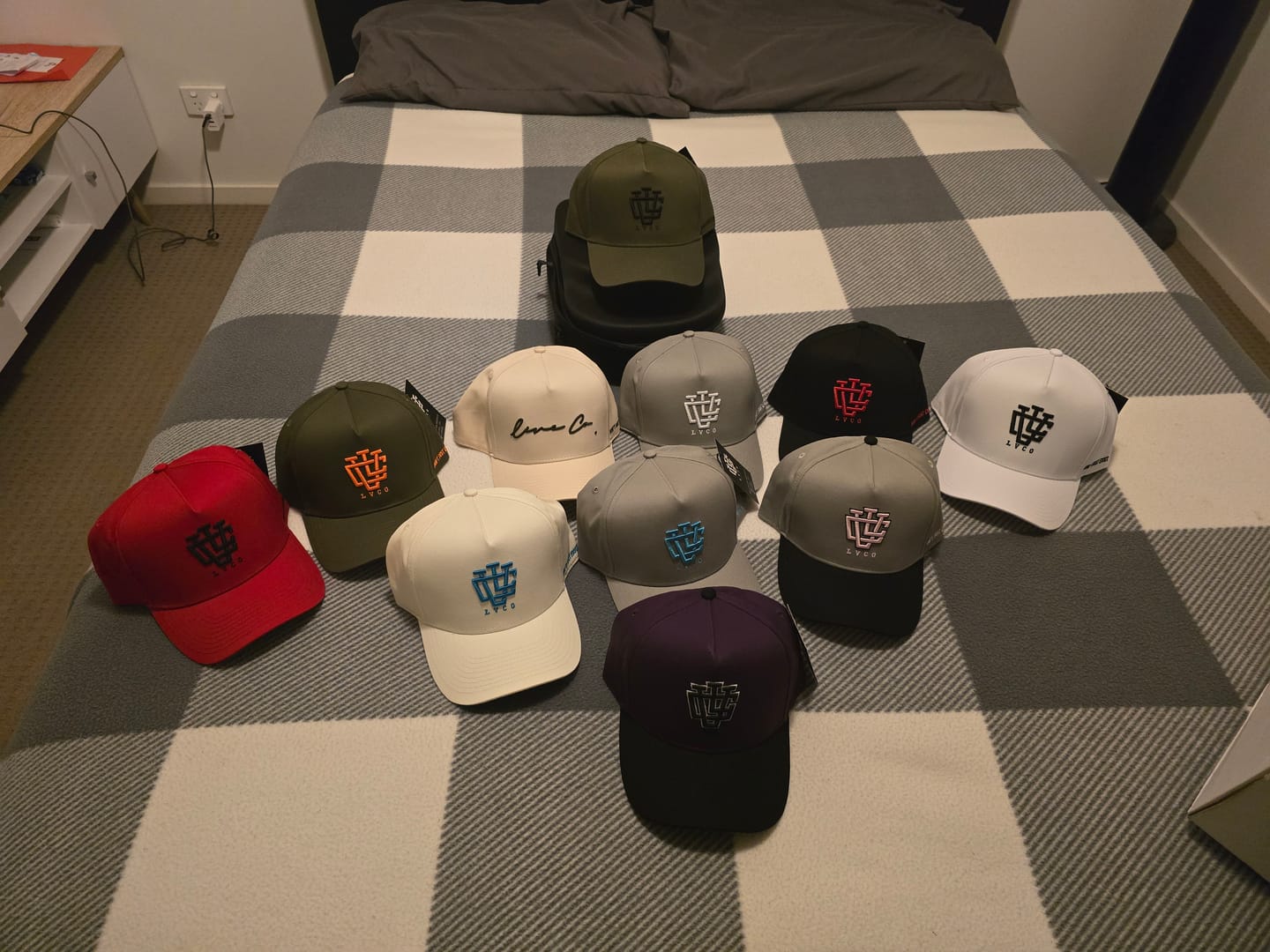 Customer photo review of LVCO "Khaki Green/Black" A-Frame Snapback