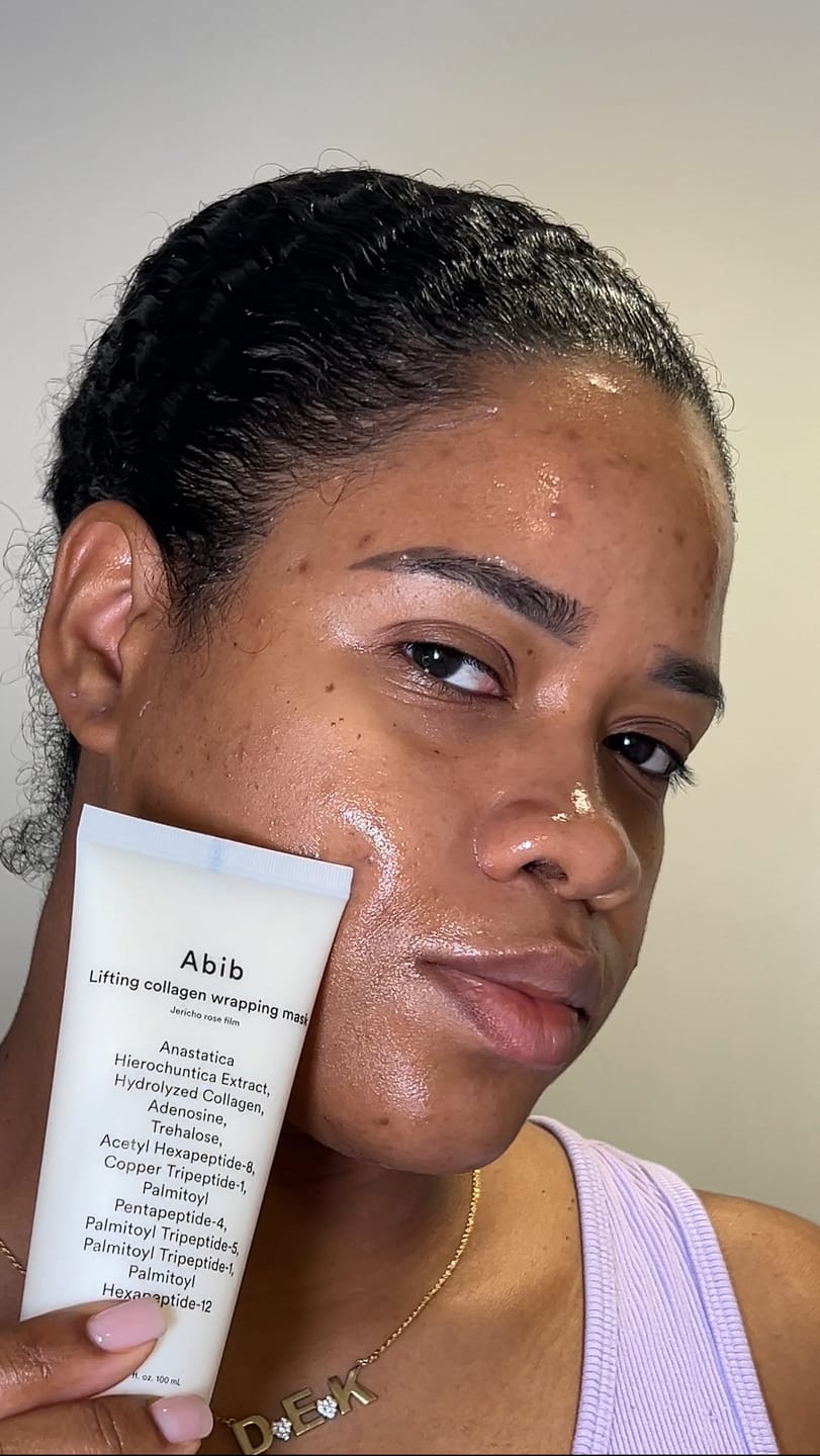Customer photo review of Lifting collagen wrapping mask Jericho rose film