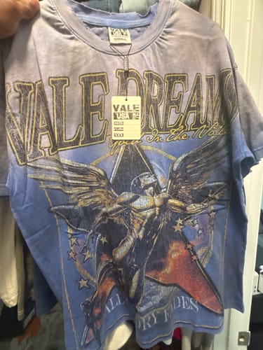 Customer photo review of Vale Forever Glory Tee Blue