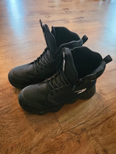 Customer photo review of Maven Steel Toe Comfortable Work Boots