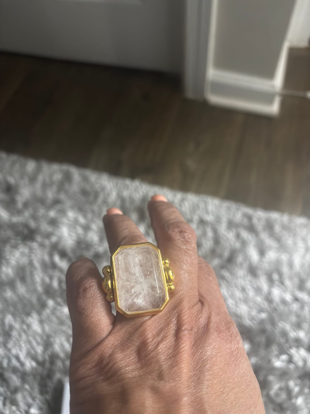 Customer photo review of Marique French Vintage Crystal Ring