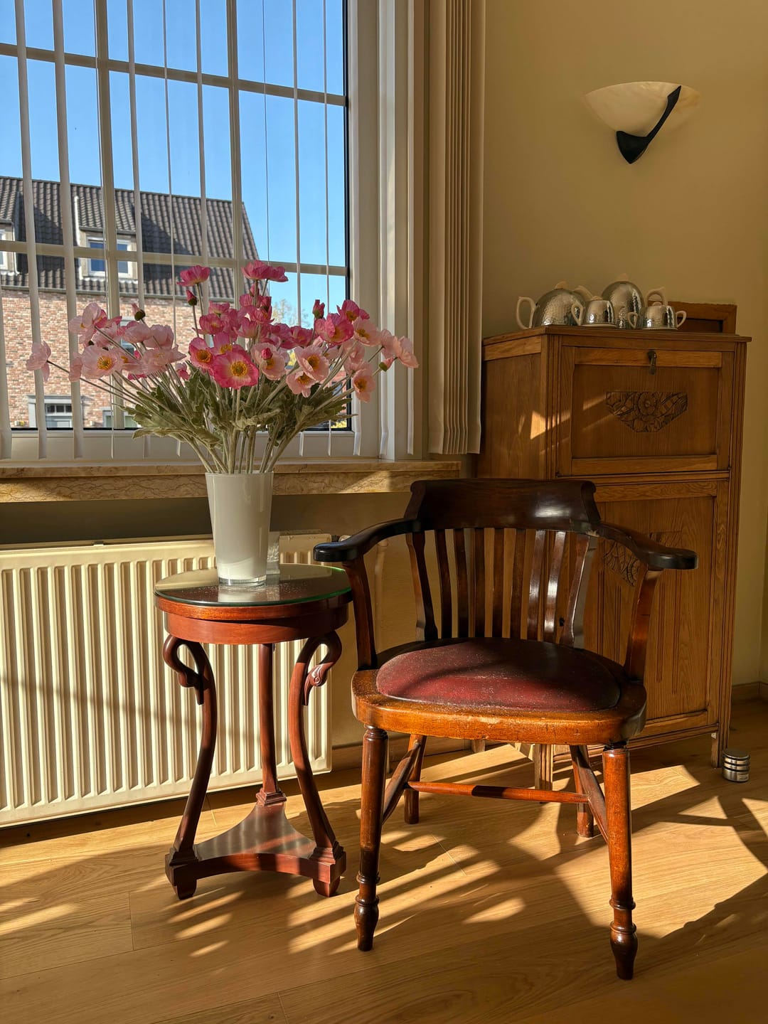 Customer photo review of Zijden Klaprozen - Roze Mix